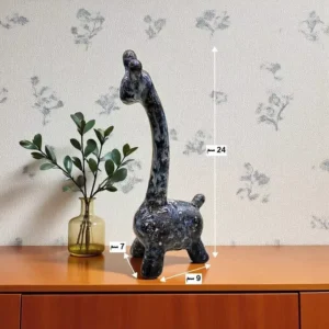 luxury ceramic giraffe decor set – modern artistic home accent