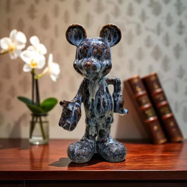 modern abstract ceramic bear figurine – artistic home decoration piece modern abstract ceramic bear figurine – artistic home decoration piece