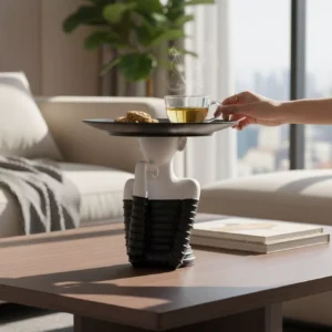 elegance in thought: a sculpture that blends art and function