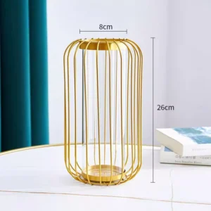 luxury gold glass candle holders set of 2 modern decorative pieces