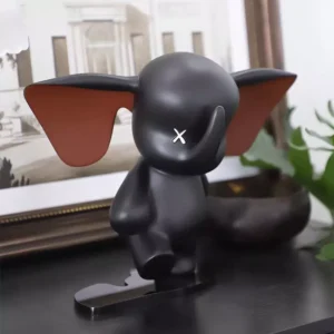 multicolor cartoon elephant decorative figurine