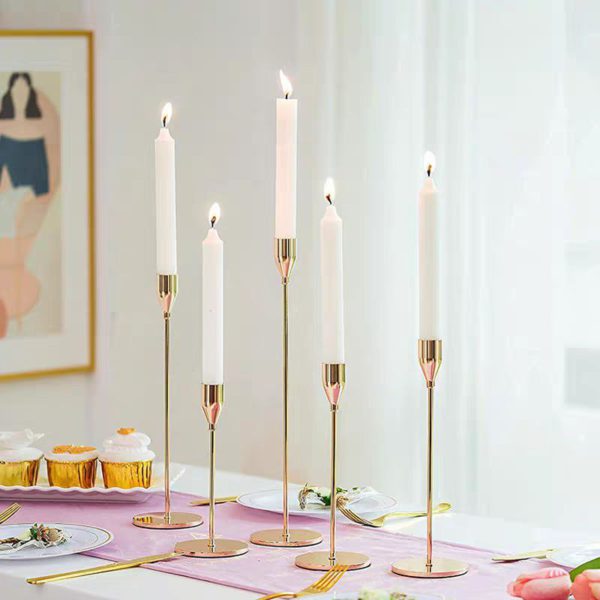 set of 3 metal candle holders – sleek design set of 3 metal candle holders – sleek design