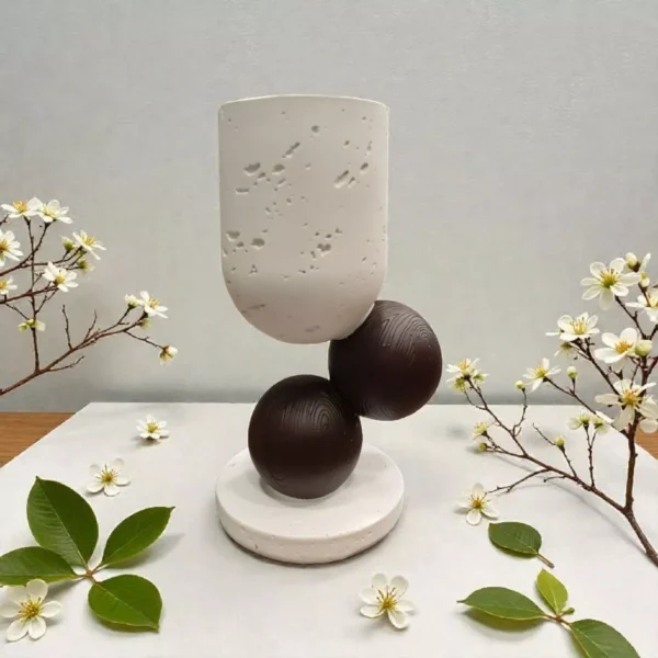 مبخرة فاخرة بطول 17 سم بلمسة ديكورية فنية 17cm Luxury Incense Burner with Artistic Decorative Touch