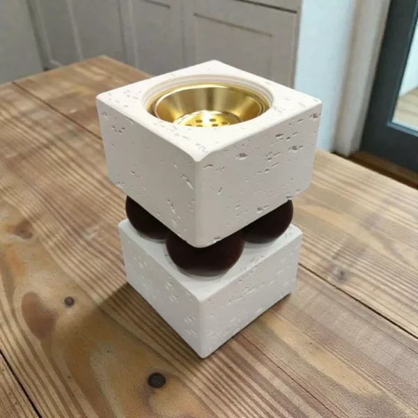 17cm-luxury-incense-burner-with-modern-geometric-design 17cm Luxury Incense Burner with Modern Geometric Design