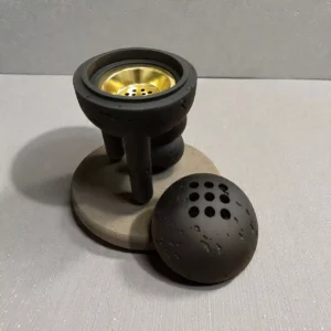 18cm Sculptural Incense Burner with Artistic Volcanic Texture