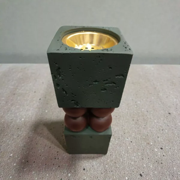 20cm-artistic-incense-stand-with-modern-geometric-structure-3 20cm Artistic Incense Stand with Modern Geometric Structure - الصورة 4