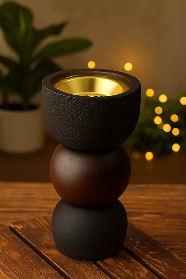 artistic-incense-burner-with-spherical-modern-design-golden-finis-20cmh-00 Artistic Incense Burner with Spherical Modern Design & Golden Finish