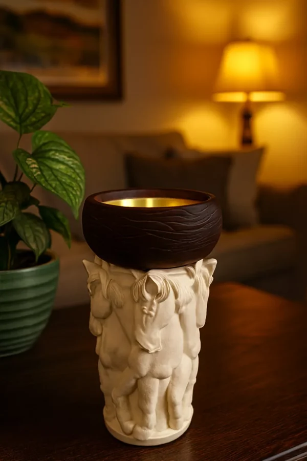 classic-incense-burner-with-sculptural-golden-elegance-01 Classic Incense Burner with Sculptural Golden Elegance - الصورة 2