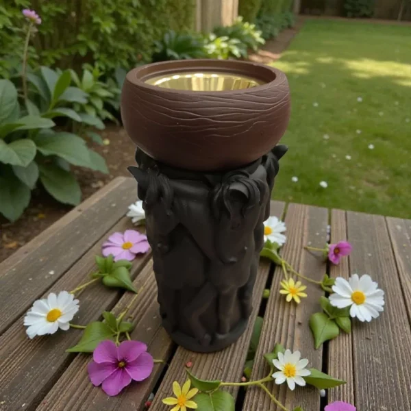 classic-incense-burner-with-sculptural-golden-elegance-3 Classic Incense Burner with Sculptural Golden Elegance - الصورة 7