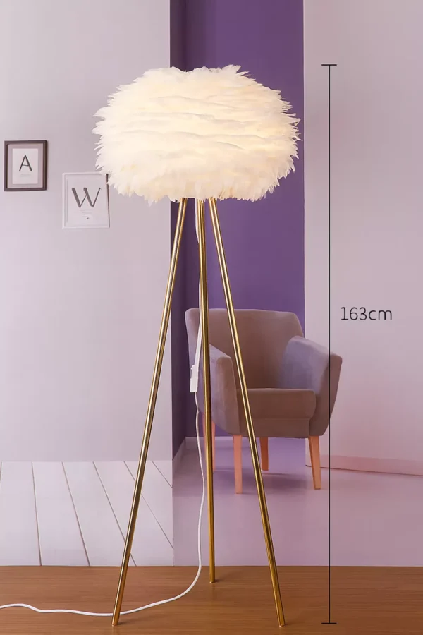 elegant-feather-floor-lamp-modern-luxury-statement-piece-00-4 Elegant Feather Floor Lamp – Modern Luxury Statement Piece - الصورة 2