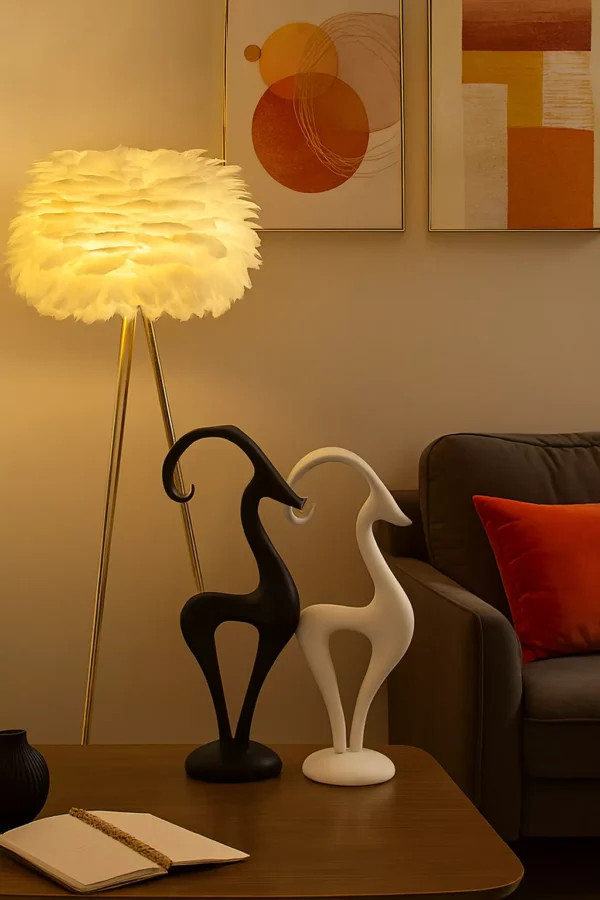 elegant-feather-floor-lamp-modern-luxury-statement-piece-01 Elegant Feather Floor Lamp – Modern Luxury Statement Piece