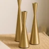 Gold Metal Candle Holders Sleek Modern Design For Elegant Interiors 00 1 100x100
