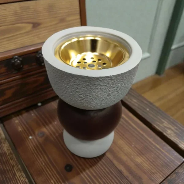 luxury-ceramic-incense-burner-with-modern-design-golden-touch Premium Ceramic Incense Burner for Home & Decor 20cm