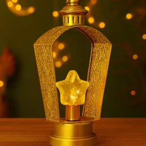 Luxury Traditional Ramadan Lantern with Golden Dome