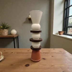 Premium 34cm Artistic Incense Burner with Modern Design