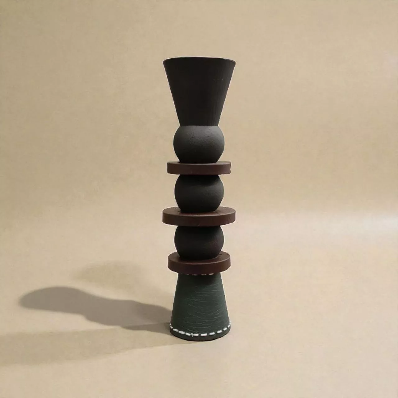 Premium 34cm Geometric Incense Burner with Modern Design - Image 2