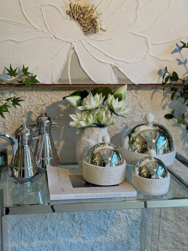 luxury hospitality set with shiny metal lid – 3 pcs luxury hospitality set with shiny metal lid – 3 pcs