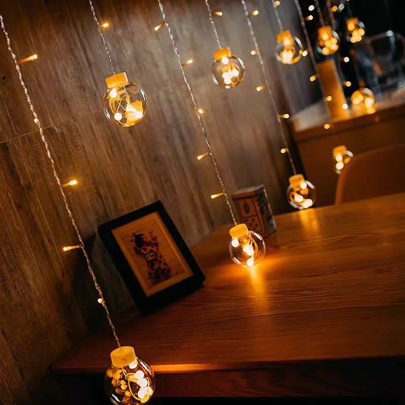 ramadan curtain lights – 3m, 10 led orbs