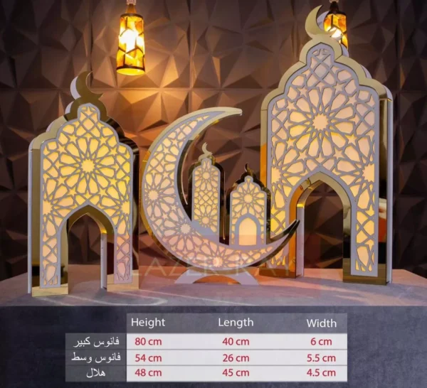 wood & acrylic lantern set – 3 sizes, built in lighting, individual power plug for each piece wood & acrylic lantern set – 3 sizes, built in lighting, individual power plug for each piece