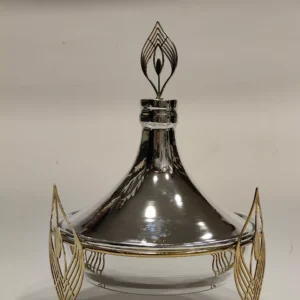 luxury ramadan date server – decorative metal tagine