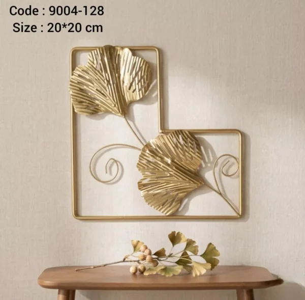luxury golden ginkgo leaf metal wall art luxury golden ginkgo leaf metal wall art