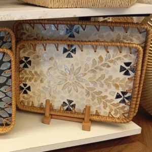 luxury rectangular rattan serving trays with mother of pearl inlay set of 2 01